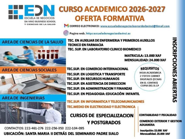 La Escuela de Negocios DaVinci abre las inscripciones para el curso académico 2026-2027